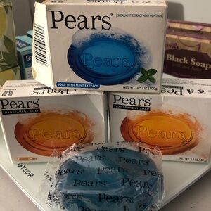 Pears Transparent Soap Set Lot of 3 Bars